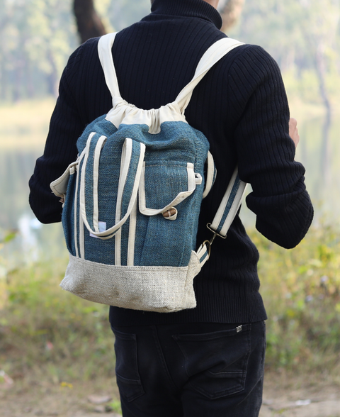 Hemp Duffle backpack