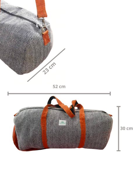 Hemp Travel Duffel Bag